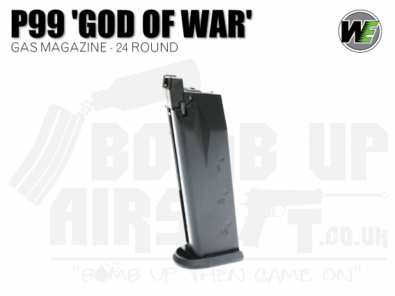 WE P99 God of War 22 Round GBB Mag