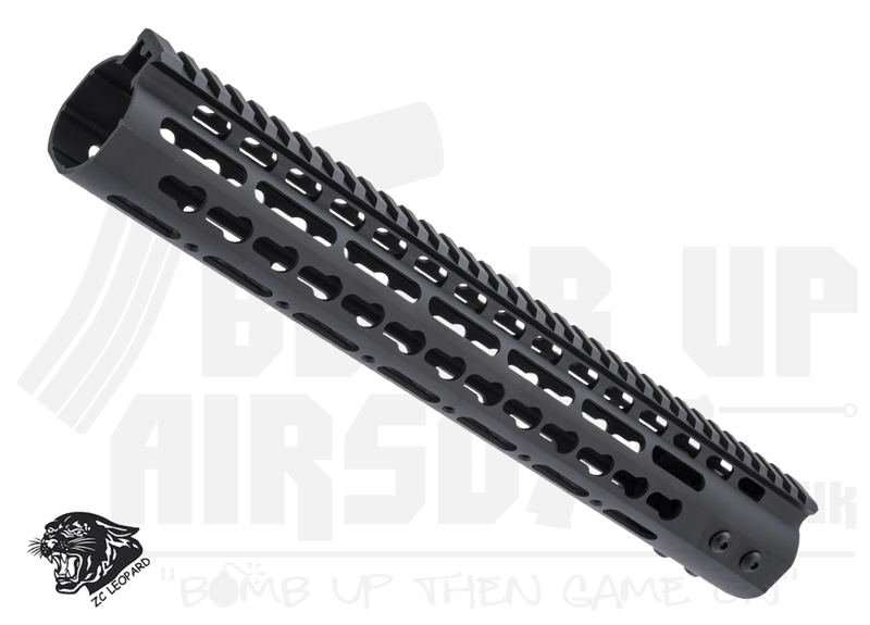 ZCI KeyMod CNC Aluminium Handguard 13.5″ - Black