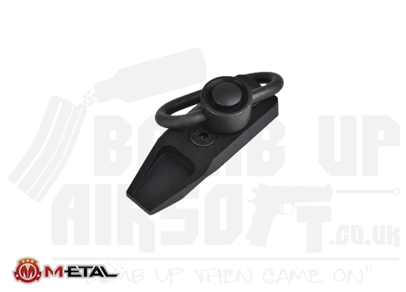 M-Etal Keymod Push Button QD Sling Swivel (Black)