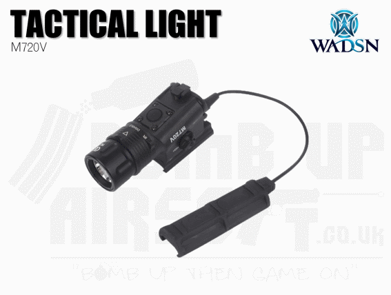 WADSN M720v Tactical Light With Strobe - Black
