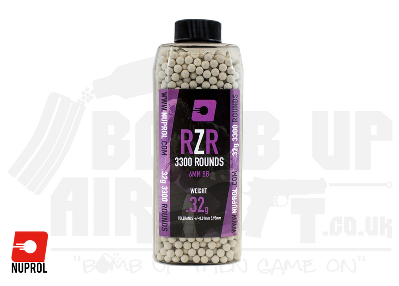 Nuprol RZR Precision BB's 0.32g - 3300 Rounds