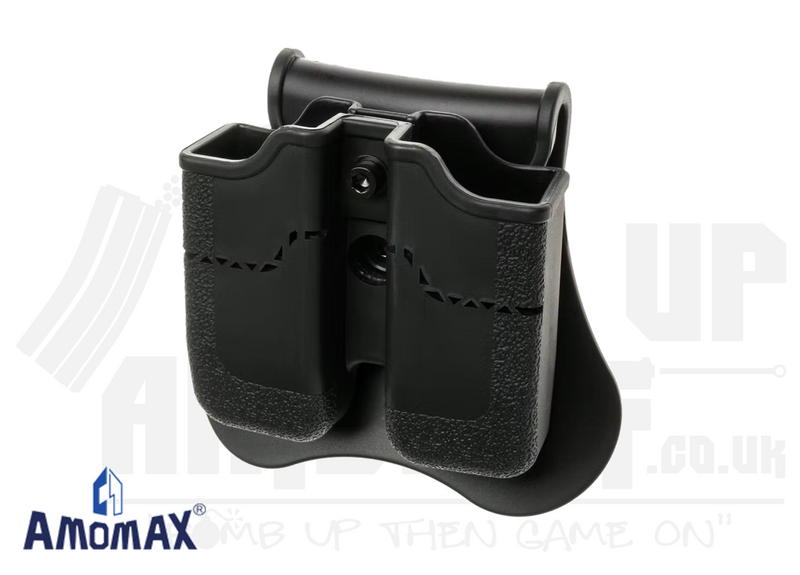Amomax Beretta PX4 / H&K P30 / USP / USP Compact Double Mag Holster – BK