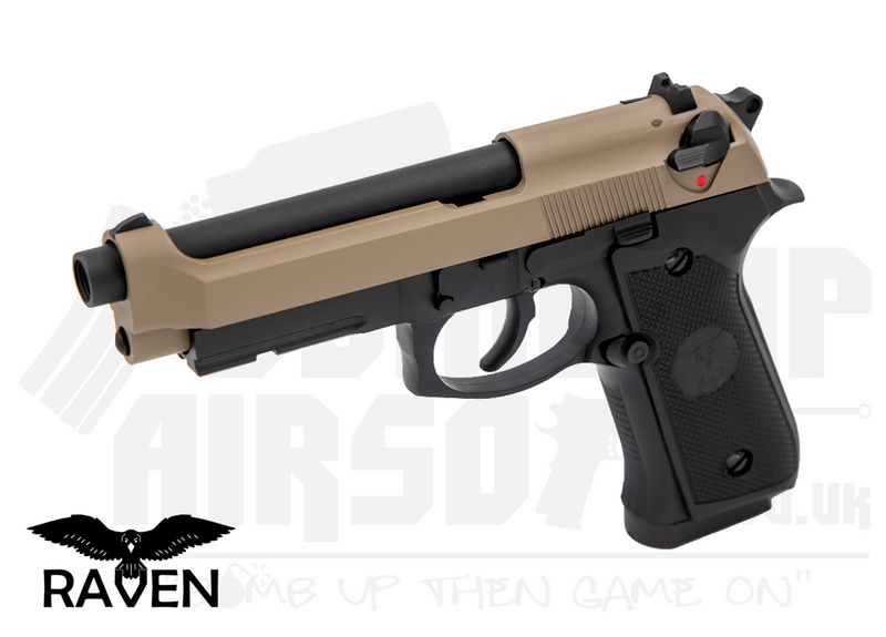 Raven R9 GBB Airsoft Pistol - Tan
