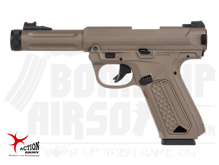 Action Army AAP01 GBB Semi Auto Only - Tan