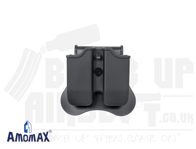 AmoMax G Series Double Mag Holster - Black