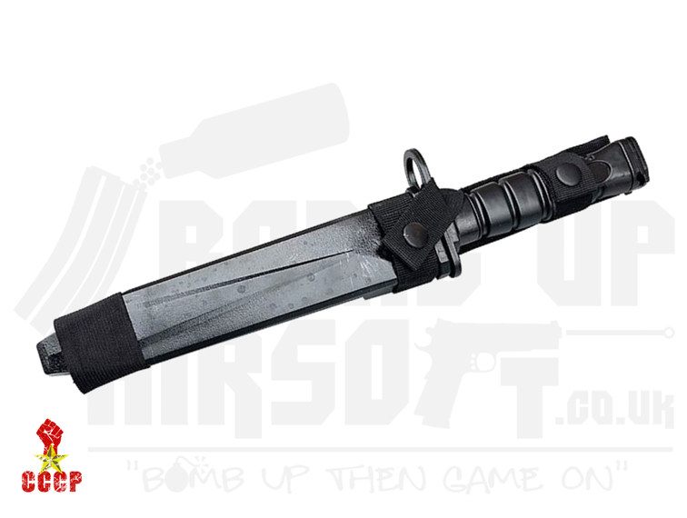 CCCP M4 Rubber Knife with Case Frog and Straps (Black)