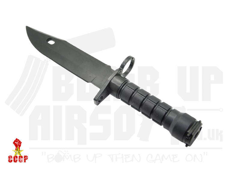 CCCP M4 Rubber Knife with Case and Straps (Black)