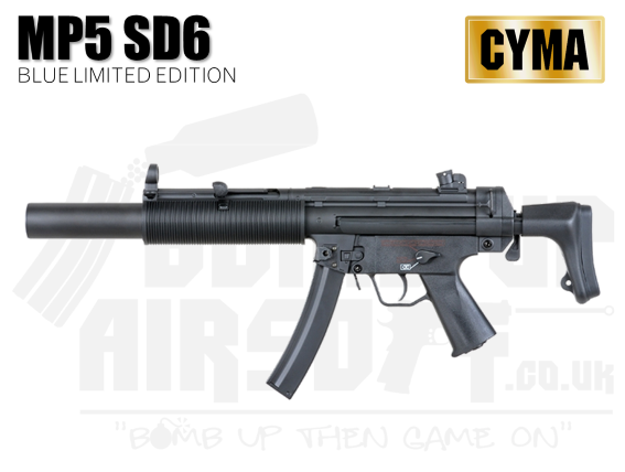 Cyma MP5 SD6 Airsoft Rifle CM.041 Blue Limited Edition