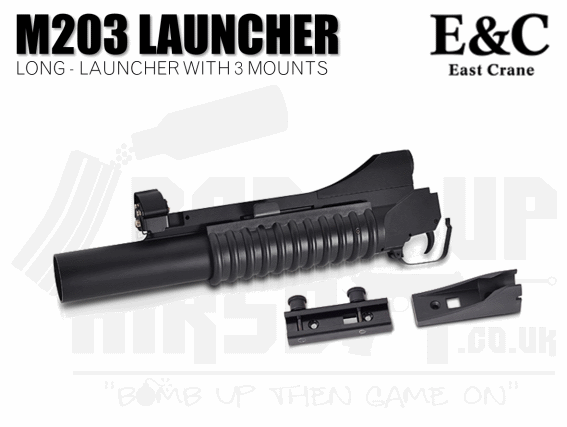 E&C M203 Grenade Launcher With 3 Mounts