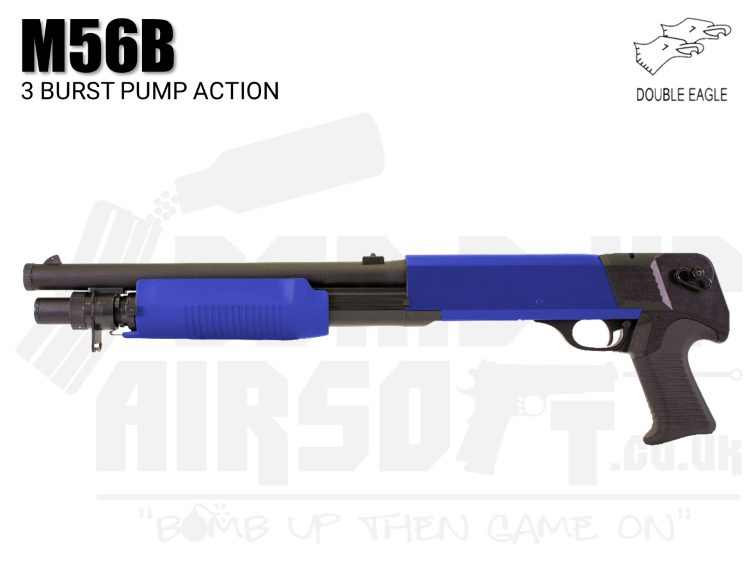Double Eagle M56B - Airsoft Shotgun - Blue