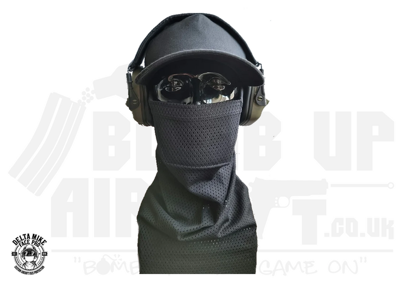 Delta Mike Mk2 Face Protection Snood - Black