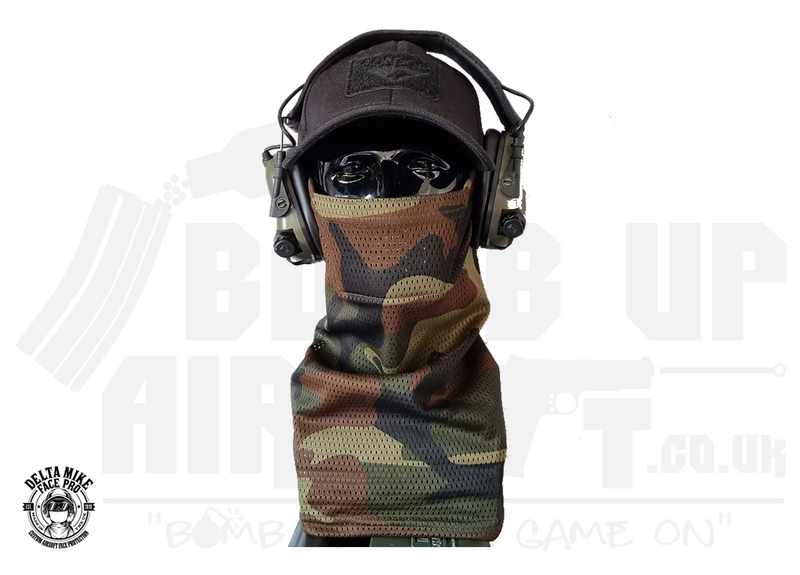 Delta Mike Mk2 Face Protection Snood - Dark Woodland
