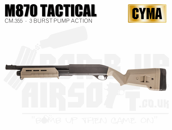 CYMA Tactical M870 Operator Shotgun - Tan