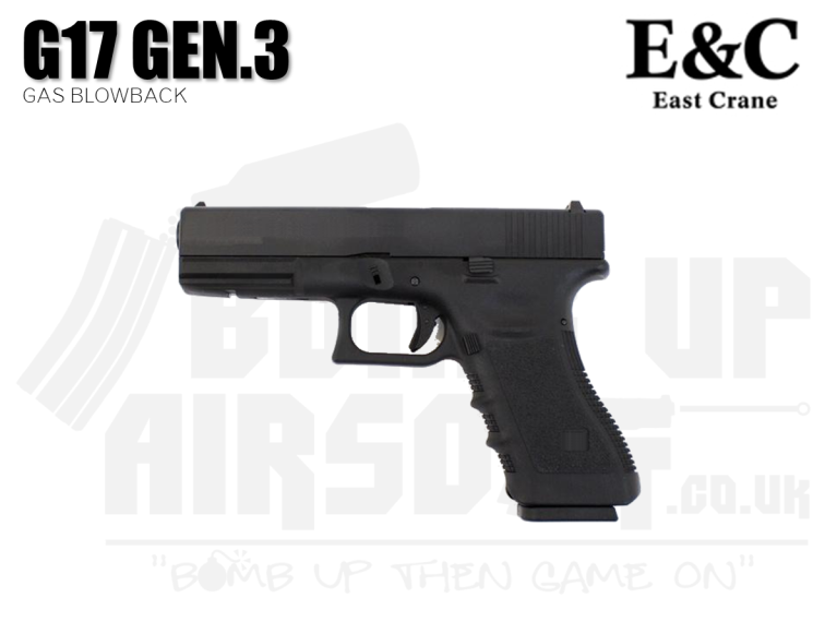 E&C G17 Gen 3 GBB pistol