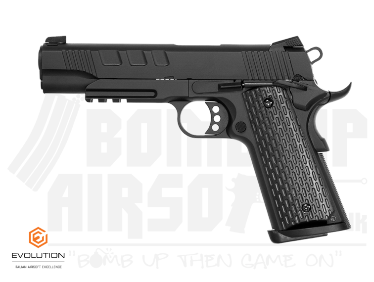Evolution E1911 DEFENDER GBB Pistol - Black