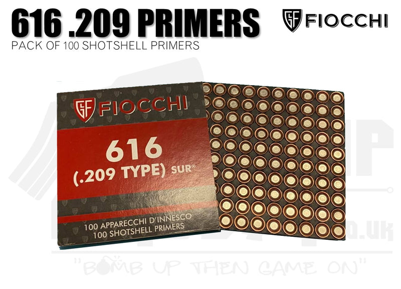 Fiocchi .209 Primers - Pack of 100