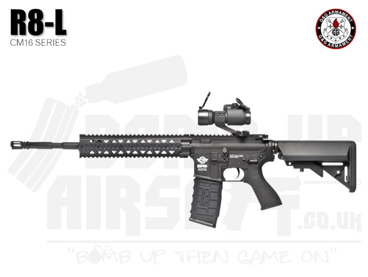G&G CM16 R8-L AEG Airsoft Rifle - Black