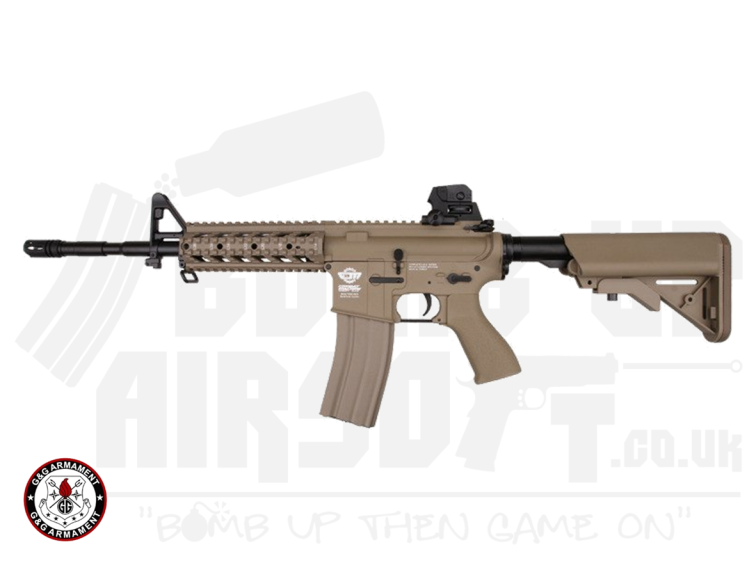 G&G CM16 Raider L Combat Machine AEG Airsoft Rifle - Tan