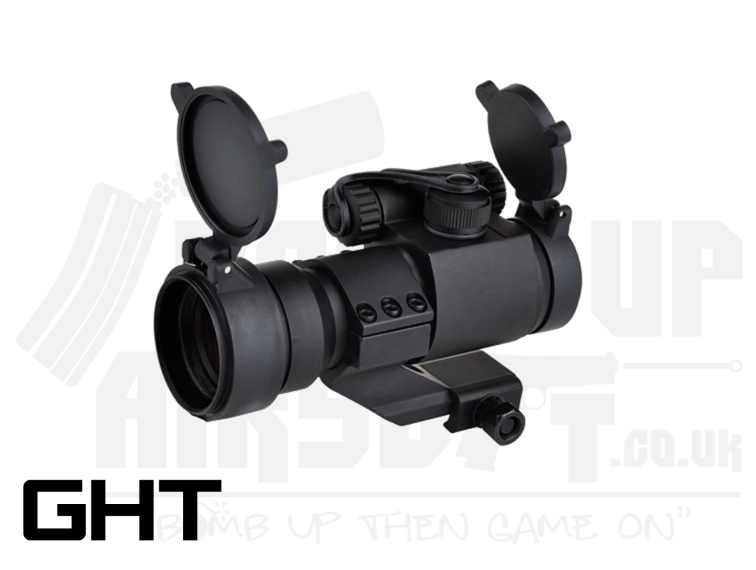 GHT M2 Aimpoint Red/Green Dot Sight Cantilever Mount - Black
