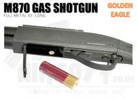 Golden Eagle M870 Tri-Shot V2 Gas Shotgun - Black
