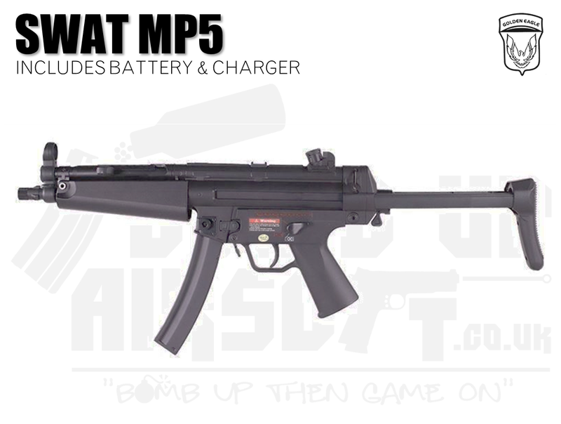 Golden Eagle SWAT MP5 AEG Airsoft Rifle