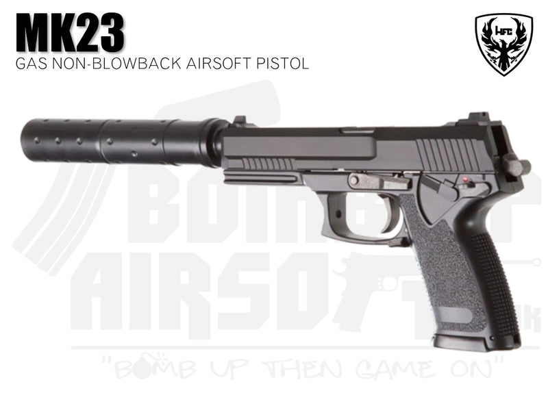 HFC MK23 Stealth Assassin SOCOM GNBB Airsoft Pistol