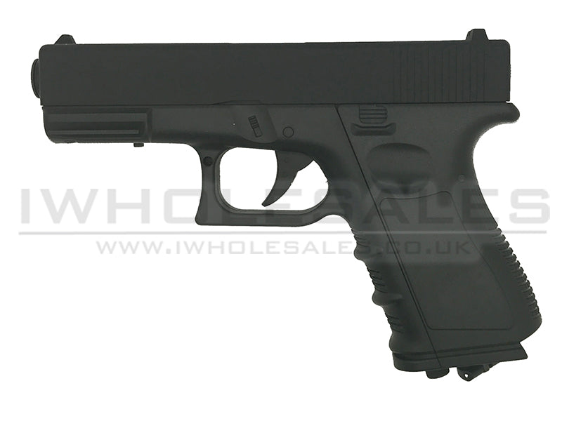 HFC 19 Series Co2 Pistol (Non-Blowback - Metal Slide - Black)