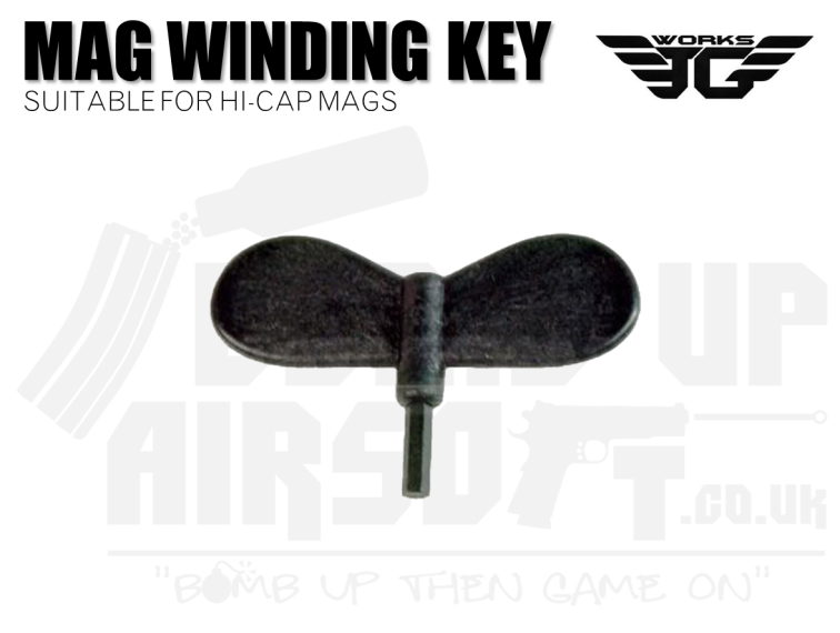 JG High Cap Magazine Winding Key (Black)
