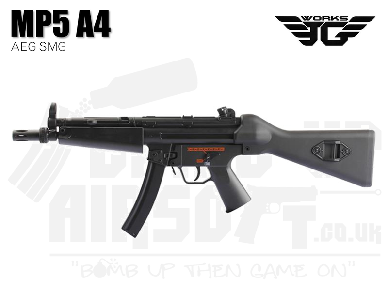 JG Works MP5 A4 AEG Airsoft SMG