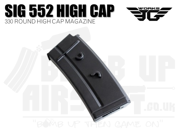 JG Works SIG 552/551/550 High Cap Mag - 330 Rounds