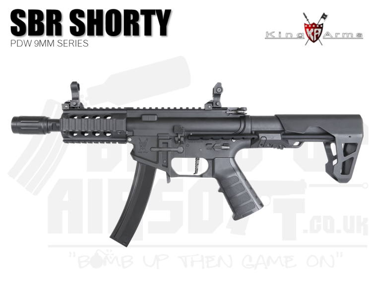 King Arms PDW 9mm SBR Shorty - Black