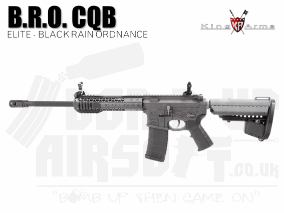 King Arms B.R.O. CQB - Carbon - Airsoft Rifle