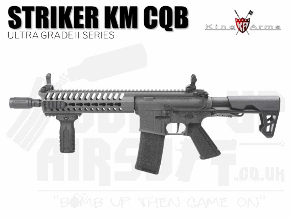 King Arms M4 Striker Keymod CQB Ultra Grade II - Grey Airsoft Rifle