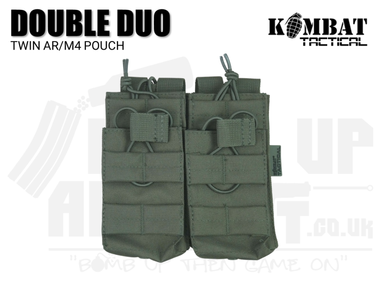 Kombat UK Double Duo Mag Pouch - OD Green