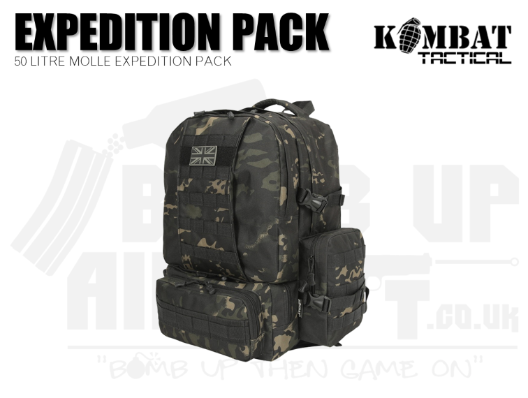Kombat UK Expedition Pack - 50ltr - BTP Black