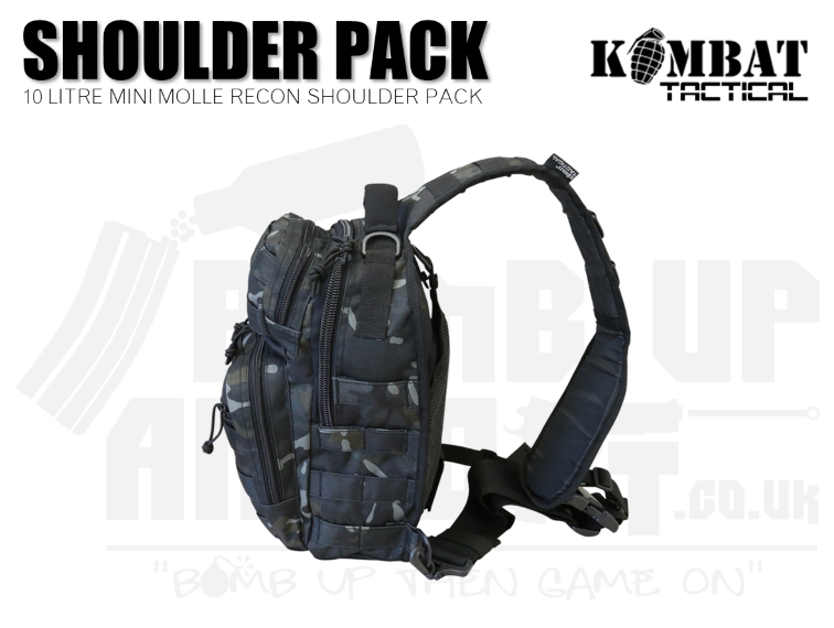 Kombat UK Mini Molle Recon Shoulder Pack - BTP Black
