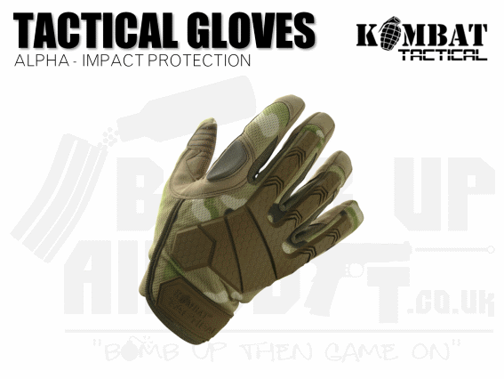 Kombat UK Alpha Tactical Gloves - MTP - Various Sizes