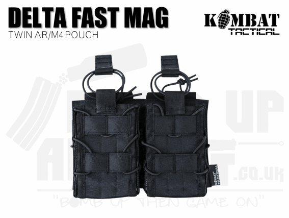 Kombat UK Delta Double Fast Mag Pouch - Black