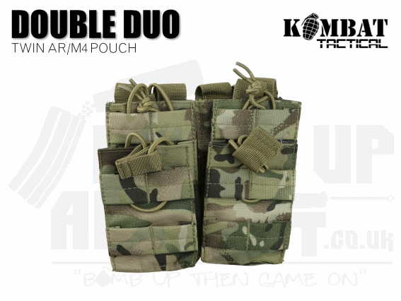 Kombat UK Double Duo Mag Pouch - MTP
