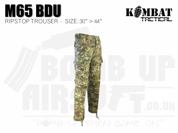 Kombat UK M65 BDU Ripstop Trousers - MTP