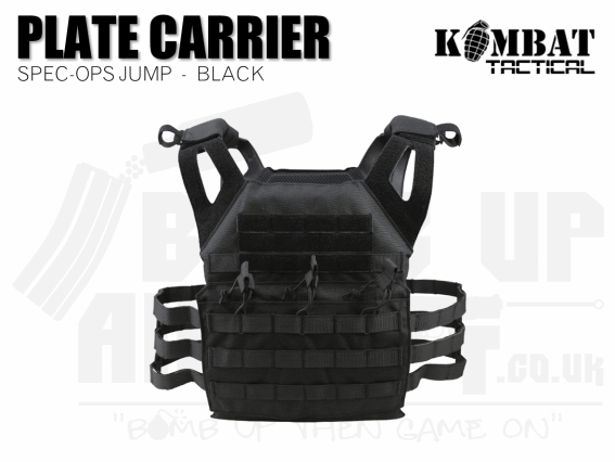 Kombat UK Spec Ops Jump Plate Carrier - Black