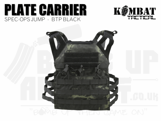 Kombat UK Spec Ops Jump Plate Carrier - BTP Black