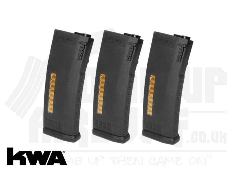 KWA Adjustable Mid-Cap M4 Magazine - 3 Pack