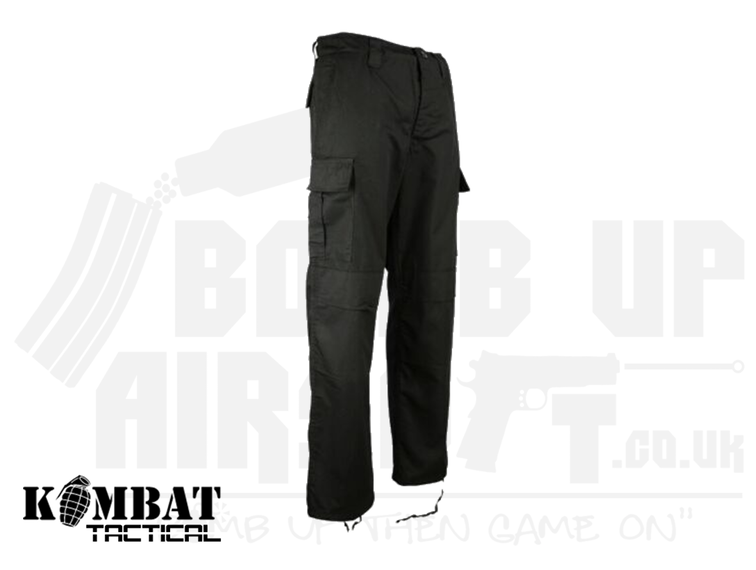 Kombat UK M65 BDU Ripstop Trousers - Black