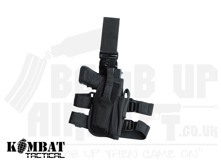 Kombat UK Tactical Leg Holster Left Handed - Black