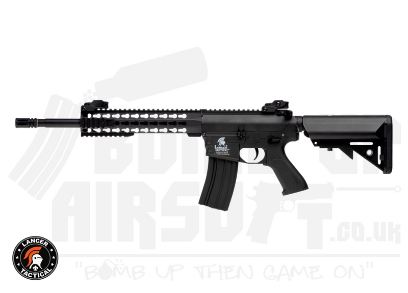 Lancer Tactical M4 LT-12K Keymod AEG Rifle - Black