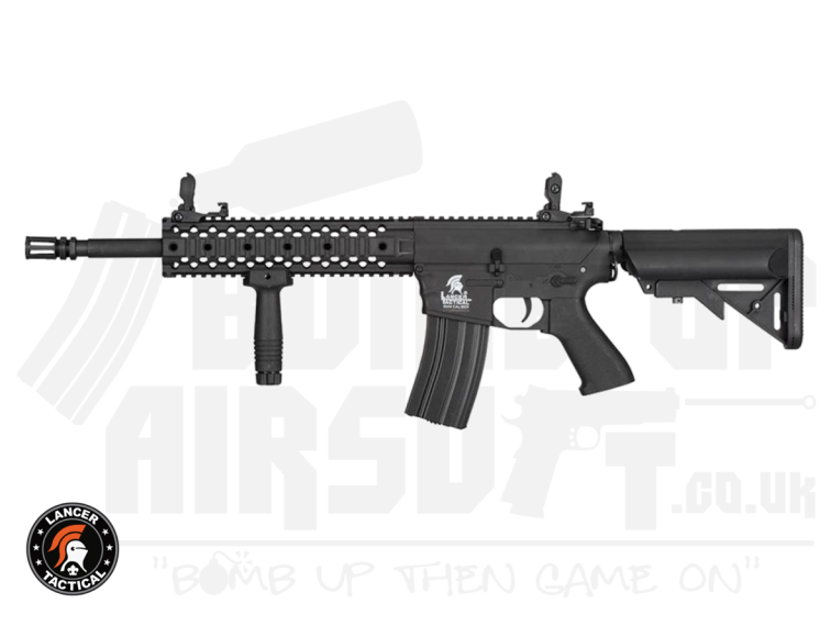 Lancer Tactical M4 LT-12 Gen 2 EVO RIS Carbine AEG Rifle - Black