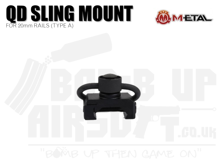 M-Etal QD Sling Mount for 20mm rails (Type A)