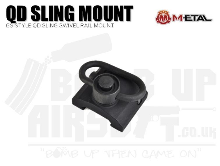 M-Etal GS Style QD Sling Swivel Rail Mount