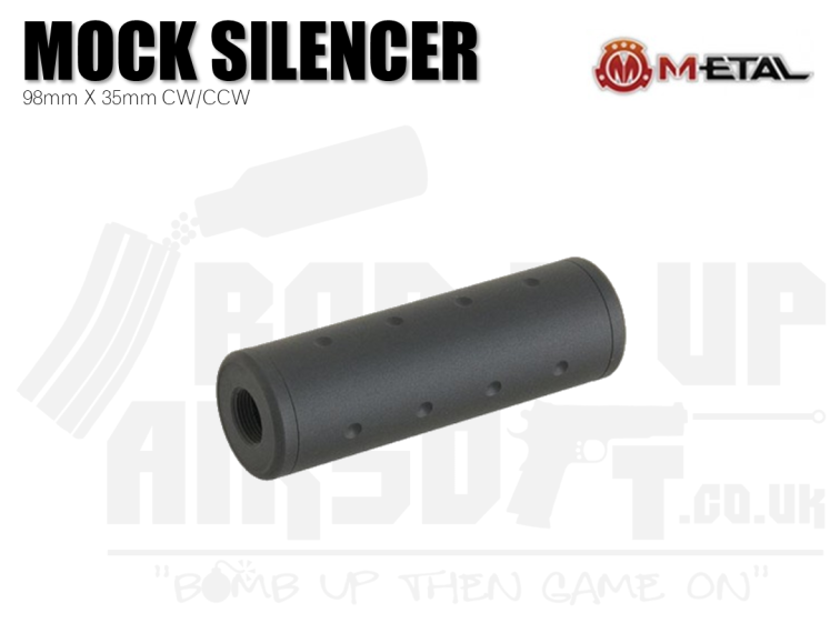 M-Etal 98mm x 35mm Silencer CW and CCW Thread